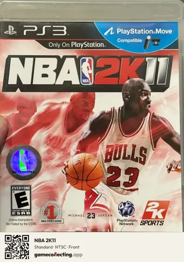 NBA 2K11 PlayStation 3, NTSC box front