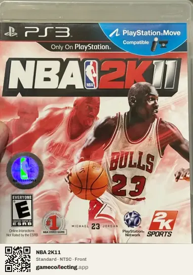 NBA 2K11 PlayStation 3, NTSC box front