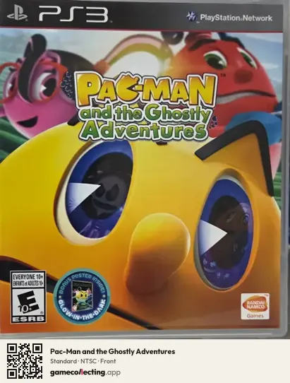 Pac-Man and the Ghostly Adventures PlayStation 3, NTSC box front