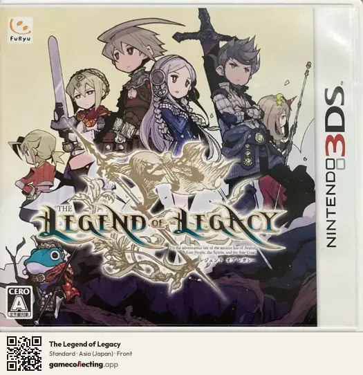 The Legend of Legacy Nintendo 3DS, Asia box front