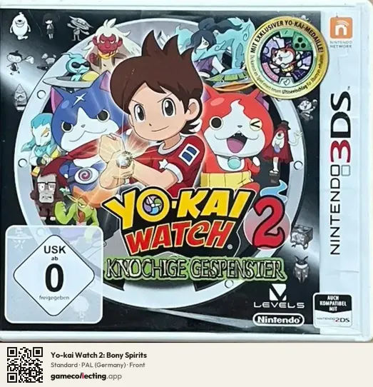Yo-kai Watch 2: Bony Spirits Nintendo 3DS, Germany box front