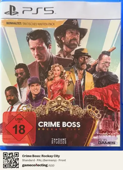 Crime Boss: Rockay City PlayStation 5, Germany box front