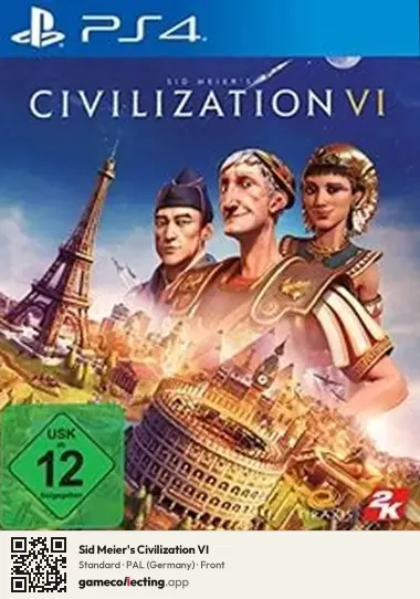 Sid Meier's Civilization VI PlayStation 4, Germany box front