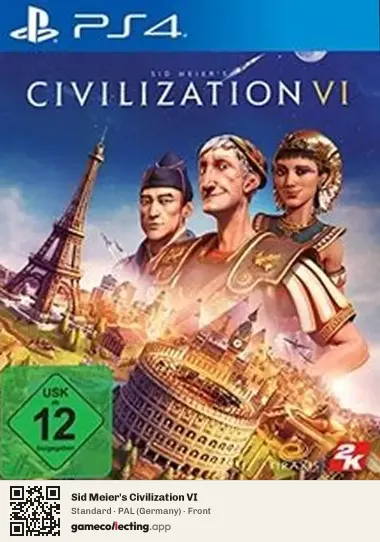 Sid Meier's Civilization VI PlayStation 4, Germany box front