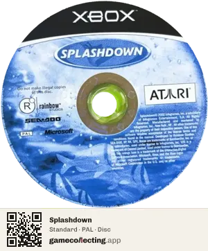 Splashdown Xbox, PAL disc