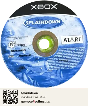 Splashdown Xbox, PAL disc