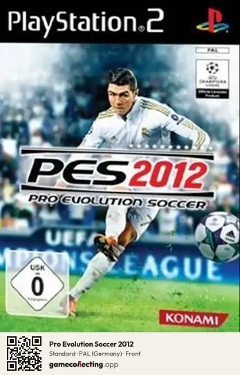 Pro Evolution Soccer 2012 PlayStation 2, Germany box front