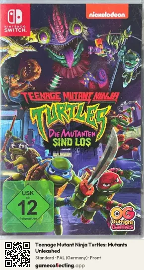 Teenage Mutant Ninja Turtles: Mutants Unleashed Nintendo Switch, Germany box front