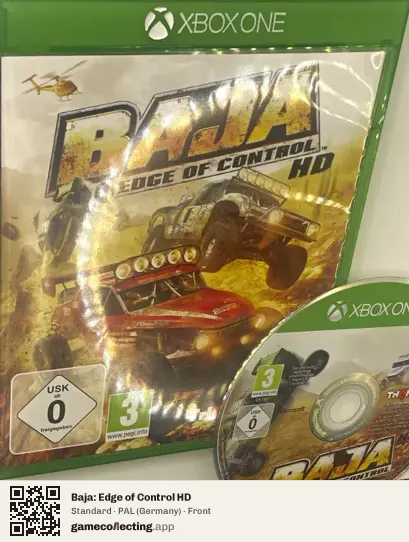 Baja: Edge of Control HD Xbox One, Germany box front