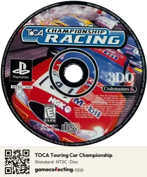TOCA Touring Car Championship PlayStation, NTSC disc
