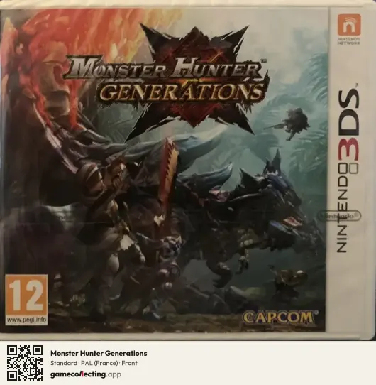 Monster Hunter Generations Nintendo 3DS, France box front