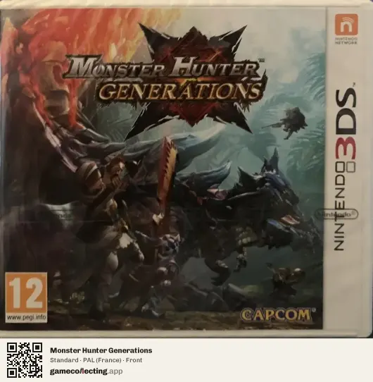 Monster Hunter Generations Nintendo 3DS, France box front