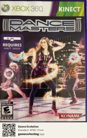 Dance Evolution Xbox 360, NTSC box front