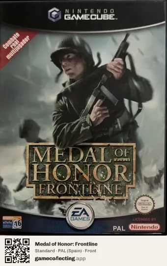 Medal of Honor: Frontline Nintendo GameCube, Spain box front