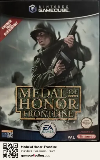 Medal of Honor: Frontline Nintendo GameCube, Spain box front