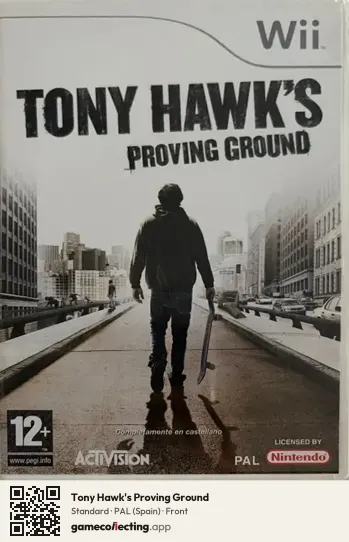 Tony Hawk's Proving Ground Nintendo Wii, Spain box front