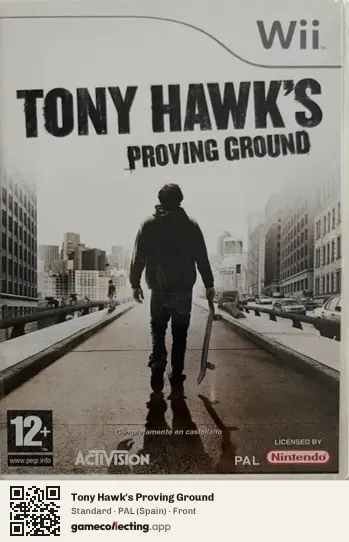 Tony Hawk's Proving Ground Nintendo Wii, Spain box front