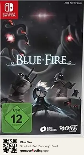 Blue Fire Nintendo Switch, Germany box front