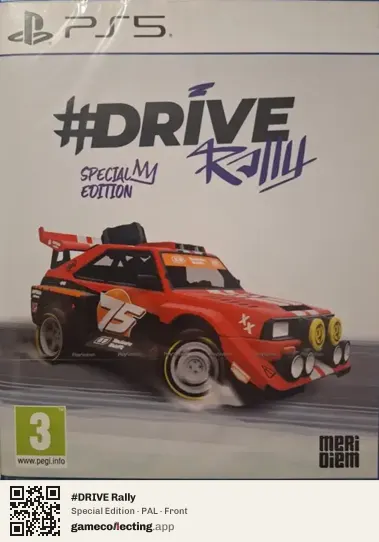#DRIVE Rally PlayStation 5, PAL box front