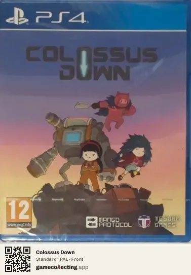 Colossus Down PlayStation 4, PAL box front