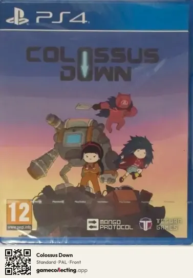 Colossus Down PlayStation 4, PAL box front