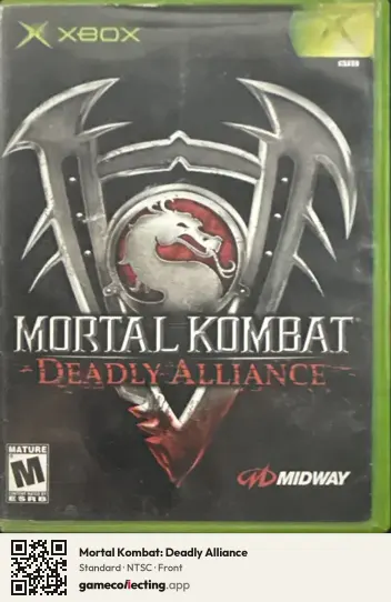 Mortal Kombat: Deadly Alliance Xbox, NTSC box front
