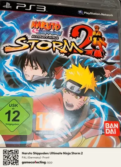 Naruto Shippuden: Ultimate Ninja Storm 2 PlayStation 3, Germany box front