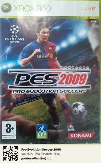 Pro Evolution Soccer 2009 Xbox 360, France box front