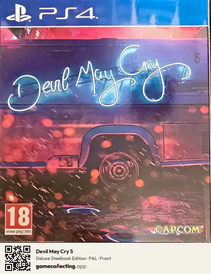 Devil May Cry 5 PlayStation 4, PAL box front