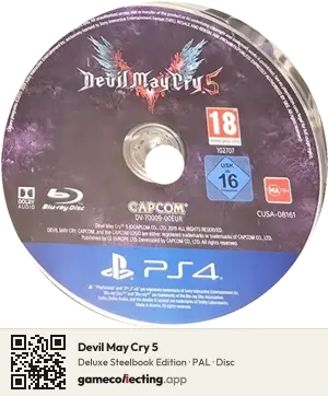 Devil May Cry 5 PlayStation 4, PAL disc