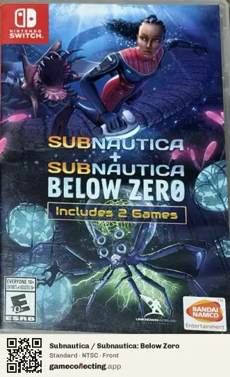 Subnautica / Subnautica: Below Zero Nintendo Switch, NTSC box front