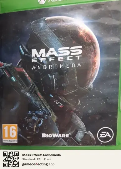 Mass Effect: Andromeda Xbox One, PAL box front