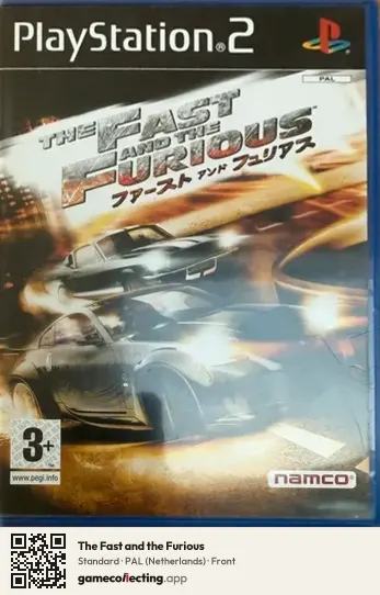 The Fast and the Furious PlayStation 2, Netherlands box front