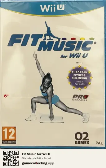 Fit Music for Wii U Nintendo Wii U, PAL box front