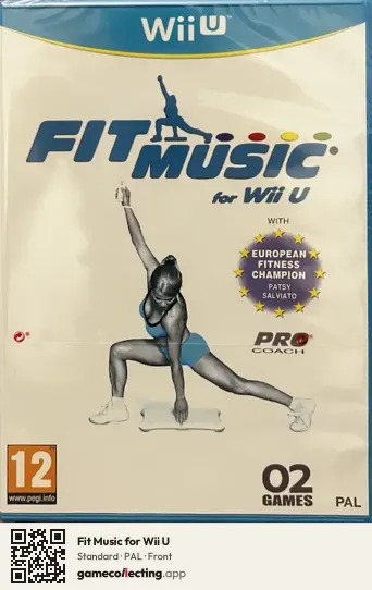 Fit Music for Wii U Nintendo Wii U, PAL box front