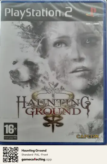 Haunting Ground PlayStation 2, PAL box front