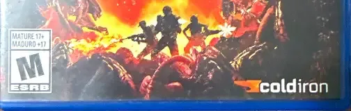 Aliens: Fireteam Elite, the ESRB box on its front