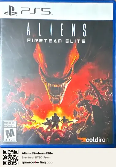 Aliens: Fireteam Elite PlayStation 5, NTSC box front