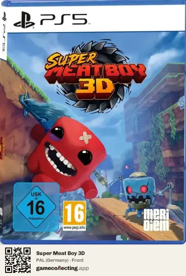 Super Meat Boy 3D PlayStation 5, Germany box front