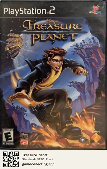 Treasure Planet PlayStation 2, NTSC box front