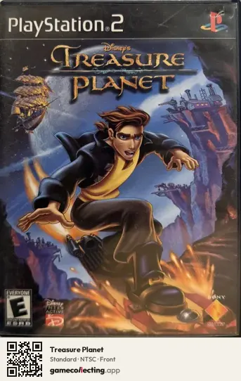 Treasure Planet PlayStation 2, NTSC box front