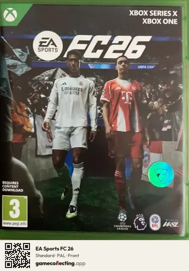 EA Sports FC 26 Xbox Series X, PAL box front