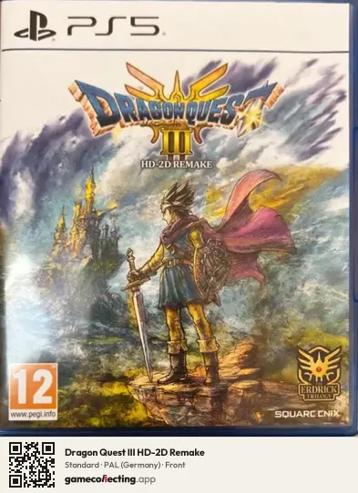 Dragon Quest III HD-2D Remake PlayStation 5, Germany box front