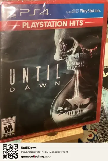 Until Dawn PlayStation 4, Canada box front