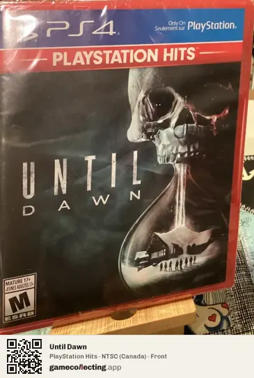 Until Dawn PlayStation 4, Canada box front