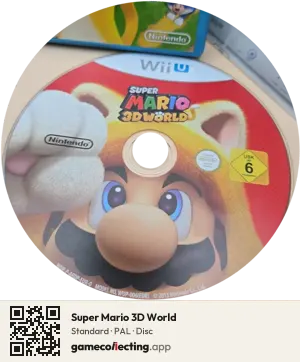 Super Mario 3D World Nintendo Wii U, PAL disc