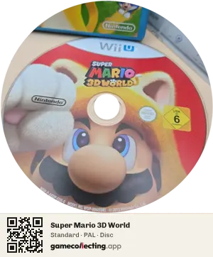 Super Mario 3D World Nintendo Wii U, PAL disc
