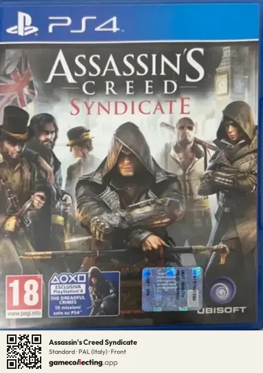 Assassin's Creed Syndicate PlayStation 4, Italy box front