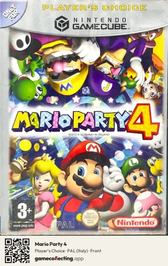 Mario Party 4 Nintendo GameCube, Italy box front
