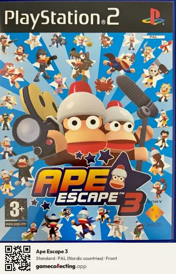 Ape Escape 3 PlayStation 2, Nordic countries box front